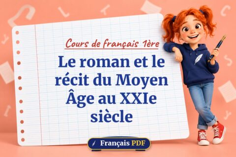Le roman et le récit du Moyen Âge au XXIe siècle : cours de français 1ère, illustration Français PDF