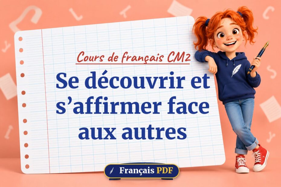 Se découvrir et s’affirmer face aux autres : cours de français cm2, illustration Français PDF