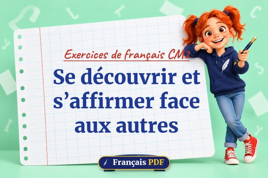 Se découvrir et s’affirmer face aux autres : exercices de français cm2, illustration Français PDF