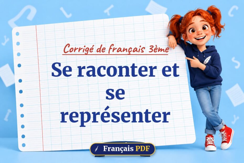 Se raconter et se représenter : corrigé de français 3ème, illustration Français PDF