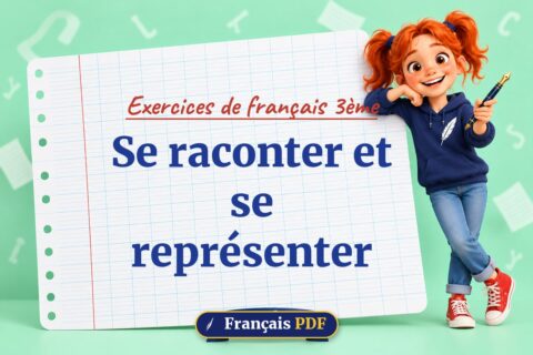 Se raconter et se représenter : exercices de français 3ème, illustration Français PDF