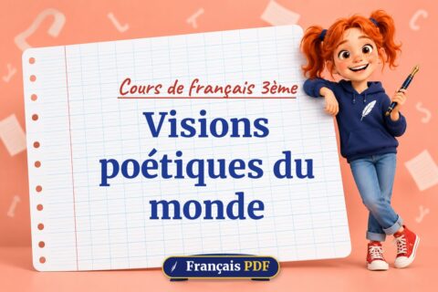 Visions poétiques du monde : cours de français 3ème, illustration Français PDF