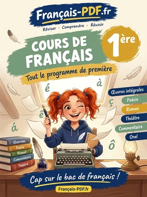 Jaquette du livre : Cours de français 1ère