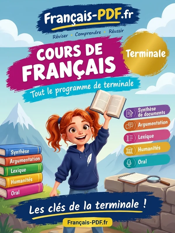 Jaquette du livre : Cours de français Terminale