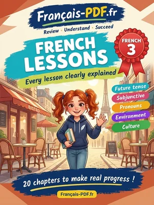 Book cover: French 3 lessons explained in English