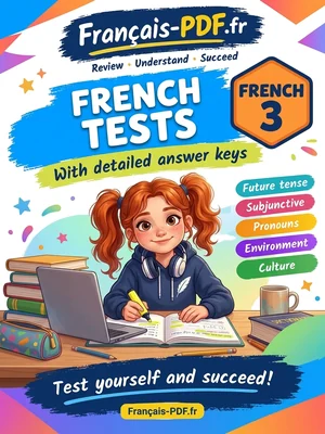 PDF book: French 3 tests with answer keys