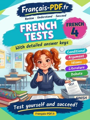 PDF book: French 4 tests with answer keys