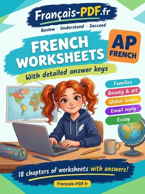 PDF book: AP French worksheets with answer keys